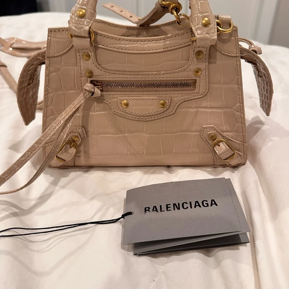 Balenciaga Neo Classic Crocodile Embossed
Mini Handbag - Picture 3 of 7